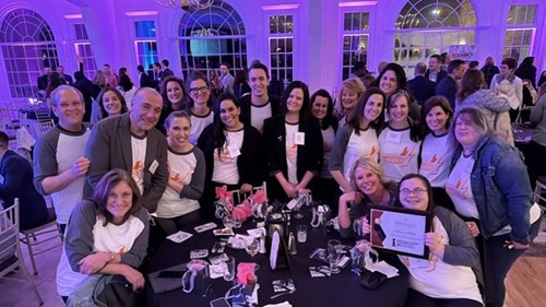 Mintz and Hoke employees at the best places to work award show