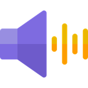 audio icon with noise wave